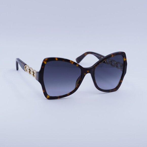 Moschino MOS099/S 0086 9O Sunglasses Havana Butterfly Frame, Grey Lenses main image 2